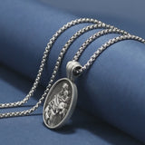 Christian Saint Joseph Medaillon/Die Schutzpatronin der Väter, Schwangeren, Einwanderer, Handwerker und Ingenieure