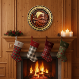 Santa Claus - Fireplace Mantel Stockings