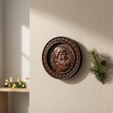 Santa Claus - Linen Wall Scandinavian Christmas