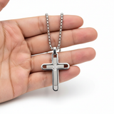 Silver Cross - White BG Hand Hold