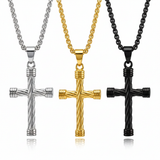 Three Color Cross Necklaces