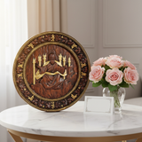 Universal God - Marble Table Pink Roses Card