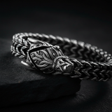 Viking Dragon Bracelet - Dragon Head Macro