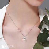 S925 Crown Dance Necklace - BGCOPPER