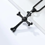 Bone Cross Pendant Necklace - Best Gift for Pet Lovers - BGCOPPER