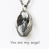 Praying Angel Pendant Necklace - You are my angel - BGCOPPER