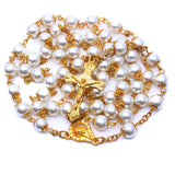 Bgcopper Golden Pearl Color Rosary - BGCOPPER