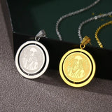 Saint Benito Medal Rotatable Pendant - BGCOPPER