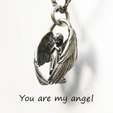 Praying Angel Pendant Necklace - You are my angel - BGCOPPER