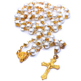 Bgcopper Golden Pearl Color Rosary - BGCOPPER