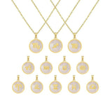 Titanium steel constellation symbol necklace - BGCOPPER