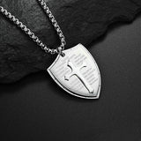 Faith of God Shield Cross Necklace - BGCOPPER
