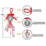 Bgcopper St. Benedict Car Protection Hanger - BGCOPPER