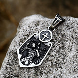 St.Christopher necklace - Patron saint of travelers - BGCOPPER