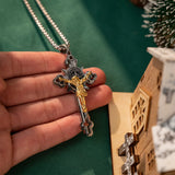 St. Benedict Exorcism Cross Necklace - Bless you and your family - BGCOPPER