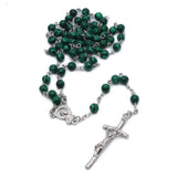 Natural malachite rosary - BGCOPPER