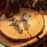 St. Benedict Exorcism Cross Necklace - Bless you and your family - BGCOPPER