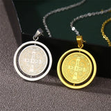 Saint Benito Medal Rotatable Pendant - BGCOPPER