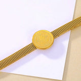 Saint Benedict Medal 18K Gold Plated Bracelet - Adjustable Size - BGCOPPER