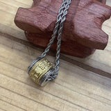 S925 Silver Six-character mantra transfer bead pendant-birthday present - BGCOPPER