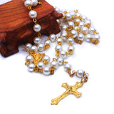 Bgcopper Golden Pearl Color Rosary - BGCOPPER