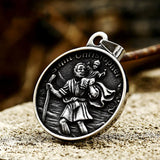St.CHRISTOPHER necklace - The patron saint of travelers - BGCOPPER