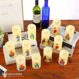 Eco-friendly LED Religious Prayer Candle Home Decor - BGCOPPER