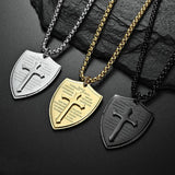 Faith of God Shield Cross Necklace - BGCOPPER