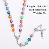 RAINBOW CLAY ROSARY - BGCOPPER