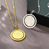 Saint Benito Medal Rotatable Pendant - BGCOPPER