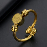 Saint Benedict Medal Bracelet and Ring - To Ward Off Evil - BGCOPPER