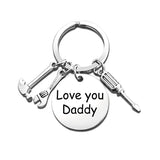KEYCHAIN "IF DAD CAN'T FIX IT" DAD TOOLS FATHER'S DAY GIFT - BGCOPPER
