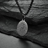 St.Christopher Pendant Necklace - Patron saint of travelers - BGCOPPER
