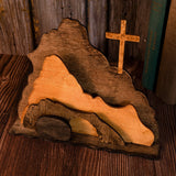 Easter Scene Wooden Decoration - Artwork in your home - BGCOPPER