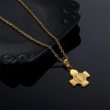 Saint Benedict Medal Cross Necklace - BGCOPPER