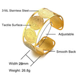 Saint Benedict Open Adjustable Medal Bracelet - BGCOPPER