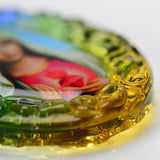 Colored Glaze Necklace - Faith is pure as crystal - BGCOPPER