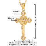 New religious jewelry women's cross pendant design niche necklace collarbone chain - BGCOPPER
