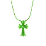 Retro Colorful 20th Anniversary Tokyo Aoyama Limited Colorful Cross Necklace - BGCOPPER