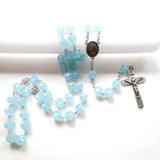 Aqua Blue Rosary - Luminous - BGCOPPER