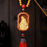 Jesus, the Virgin Mary car pendant, the Lord bless us with a safe trip - BGCOPPER