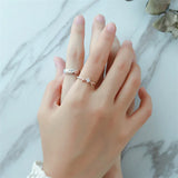 Couples Antlers Matching Promise Ring in Sterling Silver - BGCOPPER