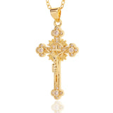 New religious jewelry women's cross pendant design niche necklace collarbone chain - BGCOPPER