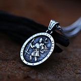 St.CHRISTOPHER necklace - The patron saint of travelers - BGCOPPER