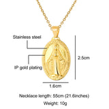 Miraculous Medal Necklace - BGCOPPER