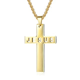Bgcopper Jesus Name Cross Necklace - BGCOPPER