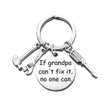 KEYCHAIN "IF DAD CAN'T FIX IT" DAD TOOLS FATHER'S DAY GIFT - BGCOPPER
