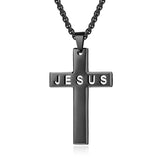 Bgcopper Jesus Name Cross Necklace - BGCOPPER