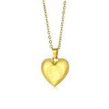 Saint Benedict Medal Heart Necklace - BGCOPPER