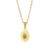Our Lady of Guadalupe Necklace,the Patron Saint of America and unborn children - BGCOPPER
